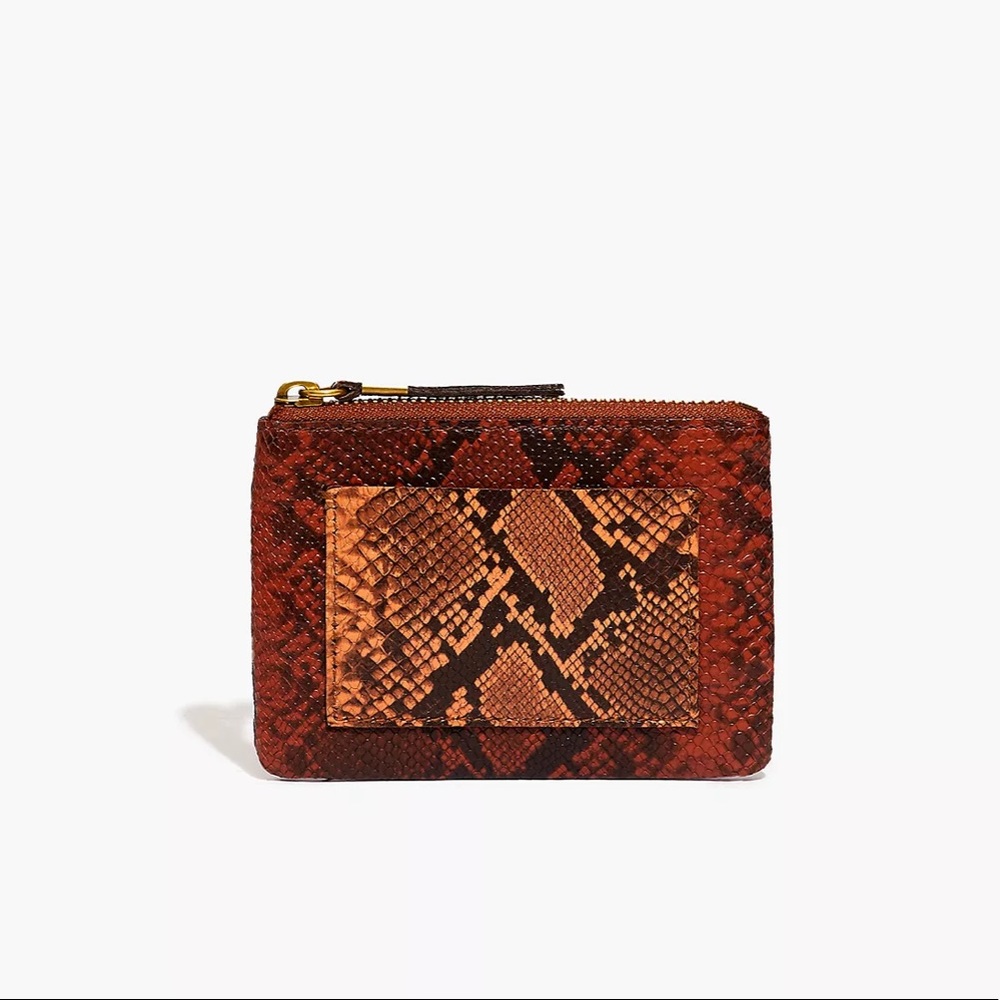 Madewell leather pocket pouch wallet